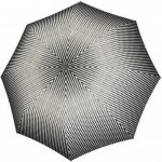 Doppler Fiber Magic Black&White Traced dámský plně automatický deštník černý – Hledejceny.cz