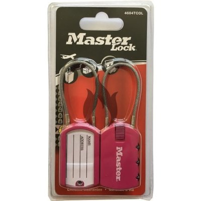 Master Lock 4684EURTCOL růžový 2 ks – Zboží Mobilmania
