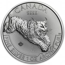 Royal Canadian Mint The Mince Kanada Predator Rys 1 oz