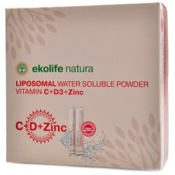 Ekolife Natura Liposomal Vitamin C + D3 + Zinc 21 x 5 g