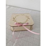 ČistéDřevo dřevěná krabička 20 x 20 x 9 cm – Zboží Dáma