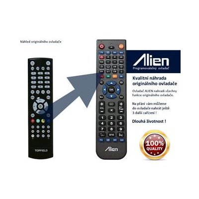 Dálkový ovladač Alien Topfield TF 5000, 5010 PVR – Hledejceny.cz