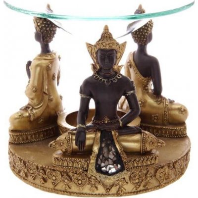 Aroma lampa Thajský Buddha zlatý 12 x 11 cm