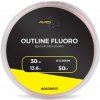 Rybářský vlasec Avid Carp fluorokarbon Outline Fluoro 50m 0,50mm 13,6kg