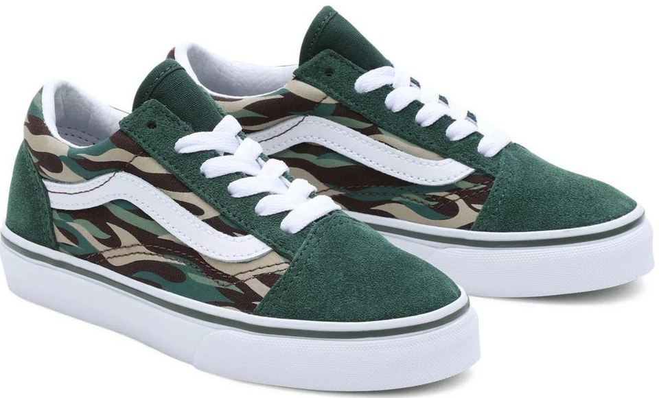 Vans Uy Old Skool Flame Camo Green/multi