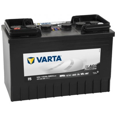 Varta Promotive Black 12V 110Ah 680A 610 048 068 – Zbozi.Blesk.cz