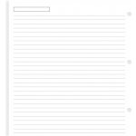 Filofax náplň A5, papír bílý linkovaný – Zboží Živě