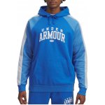 Under Armour Rival Flc Cb Hood Man Blue – Zboží Mobilmania