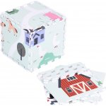 Ecotoys Velká pěnová podložka EVA pro děti Farma 90,5x90,5 cm 21 ks – Zboží Dáma