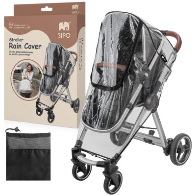 Sipo UNI Pláštěnka na kočárek 3v1 ochrana před deštěm, sněhem a větrem – Sleviste.cz