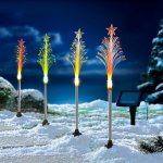 Die moderne Hausfrau Solární zápich Vánoční stromeček 4 ks – Zboží Dáma