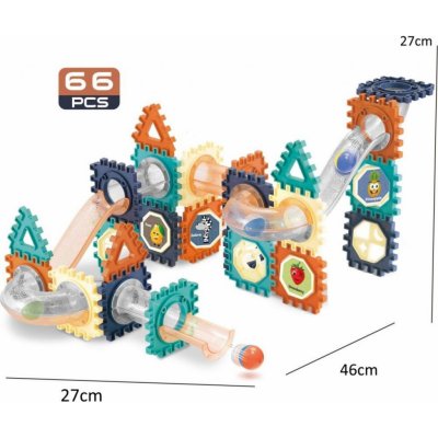 Alltoys Kuličkodráha magnetická 66 ks – Zboží Živě