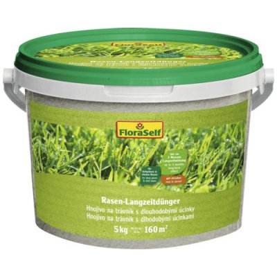 FloraSelf Trávníkové hnojivo dlouhodobé 5 kg – Sleviste.cz