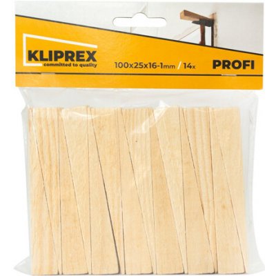 Leoš Vašek Klínky dřevěné SM 14ks/100x25x16-1mm – Hledejceny.cz