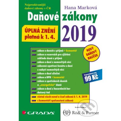 Daňové zákony 2019 - Hana Marková – Zboží Mobilmania