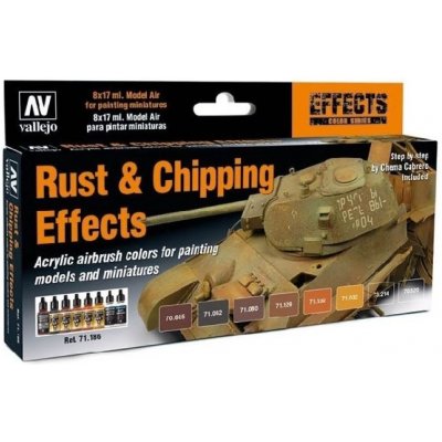 Vallejo Model Air Set 71186 rust chipping effects – Hledejceny.cz