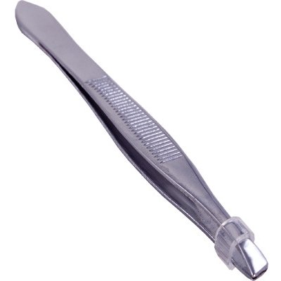 Standelli Professional stříbrná pinzeta se zúženou špičkou