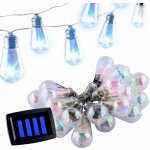 Garden Line Solární LED světelný řetěz Felisi 5,8 m studená bílá – Hledejceny.cz