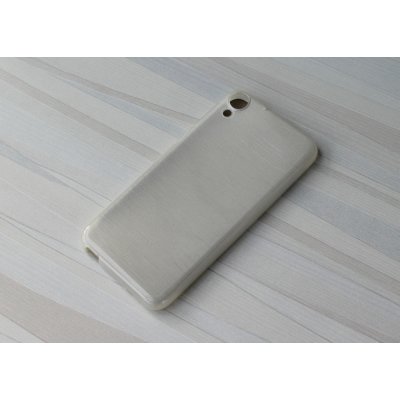 Pouzdro JELLY Case Metallic HTC Desire 820 bílé