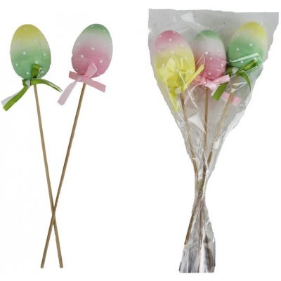 Velikonoční vajíčko zápich, 3 ks X6819 – Hledejceny.cz