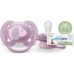 Avent Philips šidítko Ultrasoft Premium fialová 1 ks+WW Soapberry 60ks