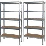 Matabro Regál 900 x 400 x 1800 mm 5 polic MB-SH02 2 ks – Sleviste.cz