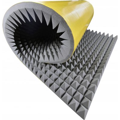 Akustická pěnová deska / odhlučňovací panel - pyramidy 200 x 100 x 8 cm – Hledejceny.cz