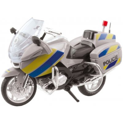 MaDe Motorka policejní kovová CZ 18cm – Zboží Mobilmania