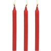 SM, BDSM, fetiš Master Series Fire Sticks Fetish Drip Candles Set of 3 Red