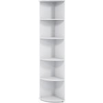 Lenza Vysoká rohová skříň Impress 37 x 37 x 190 cm, bílá – Zboží Dáma