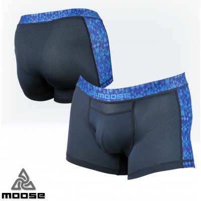 TABIT BOXER MEN pánské rychleschnoucí funkční boxerky Moose modrá