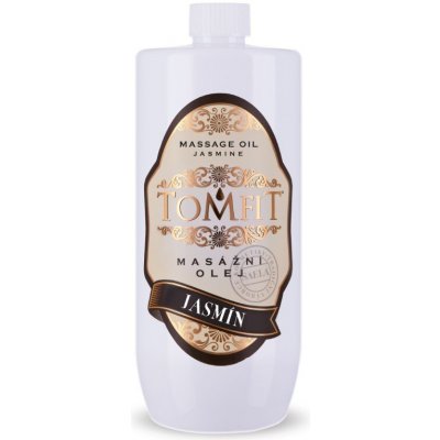 Tomfit masážní olej jasmín 1000 ml