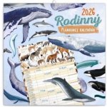 nástěnný Rodinný plánovací Animalium 30 x 30 cm 2026 – Zboží Dáma