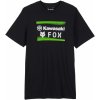 Pánské Tričko FOX triko FOX X KAWASAKI Premium 24 black