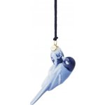 Royal Copenhagen Vánoční ozdoba Blue Collectibles Titmouse 8 cm, modrá barva, porcelán – Hledejceny.cz