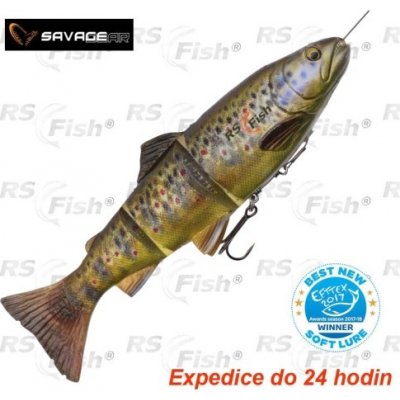 Savage Gear 4D Line Thru Trout Dark Brown Trout 20cm