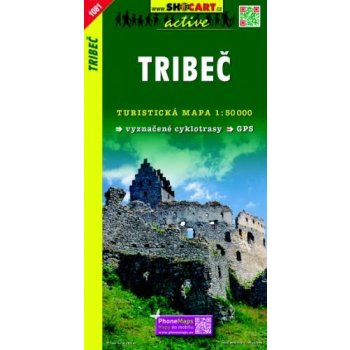 Tribeč 1:50 000 turistická mapa