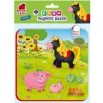 Lamps Pěnové magnetické puzzle domácí zvířátka 16 dílků – Zbozi.Blesk.cz