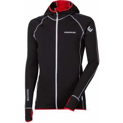 Progress TOREZ Hoody černo/červená – Zboží Dáma