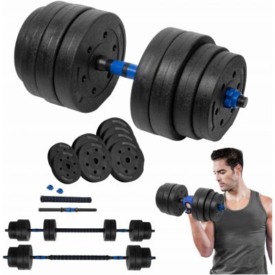 Rebel Bitumenové činky nastavitelné 1 x 20 kg – Zboží Mobilmania