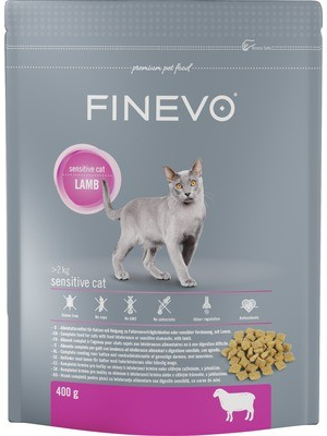 Finevo pro kočky Sensitive Cat jehněčí 400 g