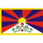 Vlajky.EU Vlajka Tibet vlajka - 150 x 225 cm - tunel