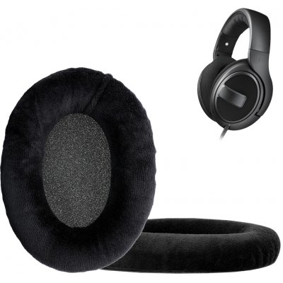 kwmobile náhradní náušníky na sluchátka 2x pro Sennheiser HD 559 / 569 / 599 Ear Pads černá – Zboží Mobilmania