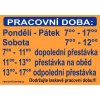 Certifikát Pracovní doba