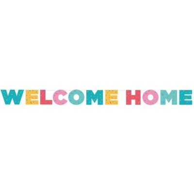 Party nápis Welcome Home 250 cm – Zboží Dáma