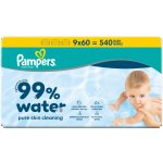 Pampers Aqua čistící ubrousky 9 x 60 ks – Zboží Dáma
