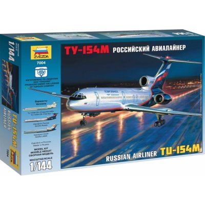 Zvezda Tupolev Tu 154M 1:144 – Zboží Mobilmania