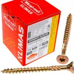 Konstrukční vrut 4x45 TX 20 zápustná hlava zinek žlutý (300 ks/bal) TORX – Hledejceny.cz