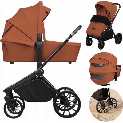 Lionelo MIKA PLUS 2IN1 BROWN RUST 2025 – Zboží Mobilmania