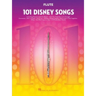 101 Disney Songs: sólové skladby pro příčnou flétnu – Sleviste.cz